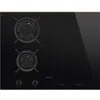 Image de Table mixte gaz induction Smeg PM6643R verre céramique noir / finition cuivre 65 cm fonction gril