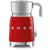 Image de Chocolatière Et Mousseur De Lait Smeg Mff11rdeu Rouge
