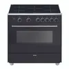 Image de Centre de cuisson 90 cm, chaleur tournante, 5 foyers induction, 8 fonctions de cuisson, nettoyage Vapor clean, classe A