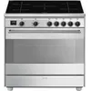Image de Centre de cuisson 90 cm, chaleur tournante, 5 foyers induction, 8 fonctions de cuisson, nettoyage Vapor clean, classe A