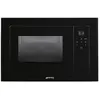 Image de Micro-ondes combiné Smeg FMI120B3 800 W Noir