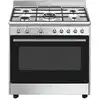 Image de Piano De Cuisson Mixte - Table De Cuisson 5 Feux Gaz - Smeg - Cx90gm