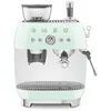 Image de Expresso avec broyeur Smeg EGF03PGEU Vert d'eau