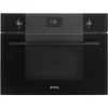 Image de Four compact encastrable Smeg SO4101M1B3 noir intense micro-ondes combiné gril 850 W 40 L
