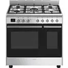 Image de Centre de cuisson Smeg CX92GM inox Concerto 90 cm gaz double four