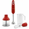 Image de Smeg HBF03RDEU, Mixeur plongeant, Rouge, Noir, Transparent, Gris