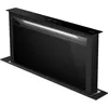 Image de Hotte de plan Smeg KDD90CNE2 noir inox 90 cm aspiration périmétrale