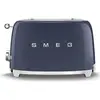 Image de Smeg Toaster TSF01NBEU, Grille-pain, Argent, Bleu