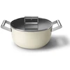 Image de Faitout Smeg Csf2412crm Crème Mat