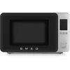 Image de Smeg MOC02BLMEU, Micro-ondes, Gris, Argent, Noir