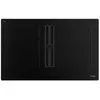Image de Plaque de cuisson avec hotte intégrée Smeg HOBD382N2 Noir Mat
