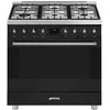 Image de Piano de cuisson Smeg C9GPMB2 90 cm noir mat
