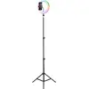 Image de Cellularline Selfie Ring Pro (Éclairage annulaire), Lumière continue, Multicolore, Noir