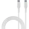 Image de Cellularline Fast Charging 200cm weiss 5A/100W, USB Type-C auf USB Type-C (2 m, 100 W), Câble USB