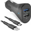Image de SBS Kit de chargement voiture USB type C, Adaptateur pour véhicule, Noir