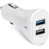 Image de SBS Chargeur de voiture avec deux ports USB de 2100 mAh, Adaptateur pour véhicule, Blanc