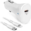 Image de SBS TECRKITPD20LIGW Chargeur pour appareils mobiles Blanc Intérieur, Adaptateur pour véhicule, Blanc