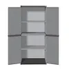 Image de TOOD Armoire de rangement haute en resine 3 tablettes