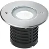 Image de Fabas Luce, Éclairage d'extérieur, IRVING 2 SILVER LED Luminaire d'extérieur encastré 7.8W blanc chaud Acier inoxydable 6907-02-414 (689 lm, IP67)