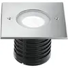 Image de Fabas Luce, Éclairage d'extérieur, WAKO 2 SILVER LED Luminaire d'extérieur encastré 7.8W blanc chaud Acier inoxydable 6908-02-414 (689 lm, IP67)
