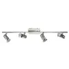 Image de fabas 2554-80-178 spot gu10 4 x 50w nickel satiné / chrome