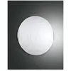 Image de Fabas Luce, Plafonnier, Plafonnier Kent en blanc et nickel satiné E27 300mm (E27)