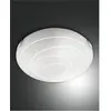 Image de Fabas Luce, Plafonnier, Plafonnier Kent en blanc et nickel satiné E27 500mm (E27)