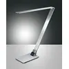 Image de Fabas Luce Wasp Lampe de Table LED Intégrée Aluminium Brossé Verre
