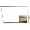 Image de Fabas Luce, Plafonnier, Plafonnier or laiton Plastique Acrylique Moderne Blanc Chaud (3510 lm)