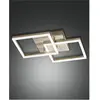 Image de Fabas Luce, Plafonnier, Plafonnier or laiton Plastique Acrylique Moderne Blanc Chaud (1755 lm)