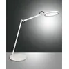 Image de Fabas Luce Regina Lampe de Table LED Intégrée Verre Blanc