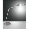 Image de Fabas Luce Regina Lampe de table LED intégrée Aluminium Verre