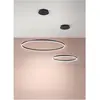Image de Fabas Luce, Suspension, Suspension LED Giotto Ø1000mm 60W Blanc neutre noir dimmable (6700 lm)