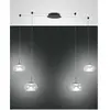 Image de Fabas Luce, Suspension, Brena LED Pendelleuchte 40W dimmbar steuerbare Lichtfarbe Transparent 3755-49-241 (4320 lm)