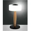 Image de Fabas Luce, Lampe de table, Elea LED Tischleuchte 8W dimmbar warmweiss Schwarz 3761-30-101 (860 lm)