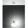 Image de Fabas Luce, Suspension, Kino LED Pendelleuchte 12W dimmbar warmweiss Weiss 3767-40-102 (1300 lm)