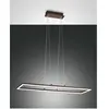 Image de Fabas Luce, Suspension, Bard LED Pendelleuchte 52W dimmbar warmweiss Rostbraun 3394-45-361 (5180 lm)
