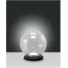 Image de Fabas Luce, Lampe de table, Ariel LED Tischleuchte 11W dimmbar steuerbare Lichtfarbe Transparent/Tropfen 3770-30-372 (1080 lm)