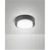 Image de Fabas Luce, Plafonnier, OWEN DARK GREY LED Deckenleuchte 12W warmweiss Dunkel Grau 6547-61-294 (1620 lm)