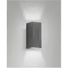 Image de Fabas Luce, Éclairage d'extérieur, LULY DARK GREY LED Wandleuchte 6W warmweiss Dunkel Grau 6561-22-794 (500 lm, IP65)