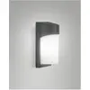 Image de Fabas Luce, Éclairage d'extérieur, GLUCK DARK GREY E27 Wandleuchte Dunkel Grau 6562-21-294 (E27, IP54)