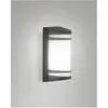 Image de Fabas Luce, Éclairage d'extérieur, PIX DARK GREY E27 Wandleuchte Dunkel Grau 6563-21-294 (E27, IP54)