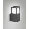 Image de Fabas Luce, Éclairage d'extérieur, SMUK DARK GREY E27 Wandleuchte Dunkel Grau 6537-21-294 (294 lm, E27, IP54)