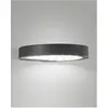 Image de Fabas Luce, Éclairage d'extérieur, PALMER DARK GREY LED Wandleuchte / Solar 2,7W dimmbar warmweiss Dunkel Grau 6539-21-299 (385 lm, GU10, IP54)