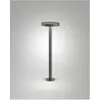 Image de Fabas Luce, Éclairage d'extérieur, PALMER DARK GREY LED Poller / Solar 2,7W dimmbar warmweiss Dunkel Grau 6539-10-299 (383 lm, IP54)