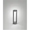 Image de Fabas Luce, Éclairage d'extérieur, NAGI DARK GREY LED Poller 9W warmweiss Dunkel Grau 6564-10-294