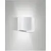 Image de Fabas Luce, Éclairage d'extérieur, CODY WHITE LED Wandleuchte 12W warmweiss Weiss 6542-21-254 (1448 lm, IP54)