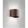 Image de Fabas Luce, Éclairage d'extérieur, CODY CORTEN LED Wandleuchte 12W warmweiss Corten 6542-21-284 (1448 lm, IP54)