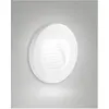 Image de Fabas Luce, Éclairage d'extérieur, WINK WHITE LED Stufenbeleuchtung 3W warmweiss Weiss 6573-02-254 (215 lm, IP65)