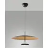 Image de Fabas Luce, Suspension, LED-Pendelleuchte 40W Yuko 3000K 3200lm sw 1LED LED nicht austauschbar sym IP20 (3200 lm)